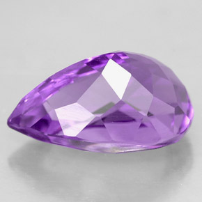 9,17 ctw natürlicher Violet Amethyst, Birnenform, VVS