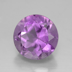 2,88 ctw natürlicher violetter Amethyst, Rundschliff, VVS