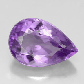 9,17 ctw natürlicher Violet Amethyst, Birnenform, VVS-VS