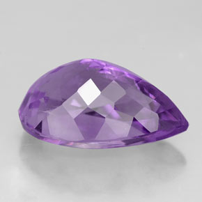 9,17 ctw natürlicher Violet Amethyst, Birnenform, VVS-VS