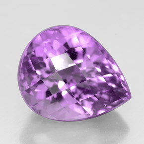 5,97 ctw natürlicher violetter Amethyst, Birnenform, VVS