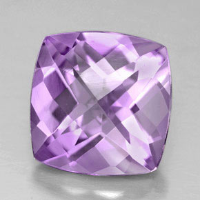 9,17 ctw natürlicher Violet Amethyst, Kissenschliff, VVS