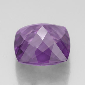 3,42 ctw natürlicher violetter Amethyst, Kissenschliff, VVS