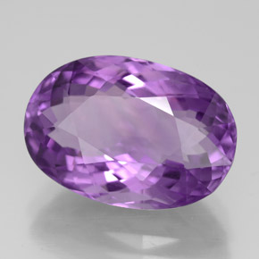 7,85 ctw natürlicher violetter Amethyst, Oval Schliff, VVS