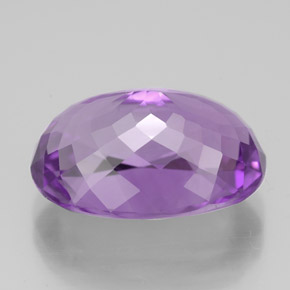 7,85 ctw natürlicher violetter Amethyst, Oval Schliff, VVS