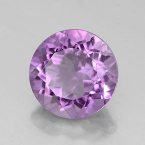 2,53 ctw natürlicher violetter Amethyst, Rundschliff, VS
