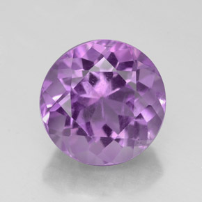 2,93 ctw natürlicher violetter Amethyst, Rundschliff, VS