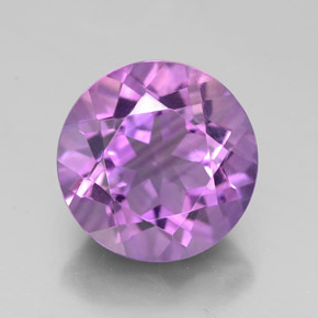 2,70 ctw natürlicher violetter Amethyst, Rundschliff, VVS