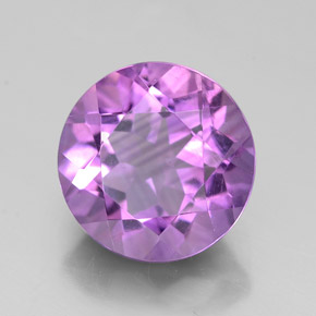 2,70 ctw natürlicher violetter Amethyst, Rundschliff, VVS