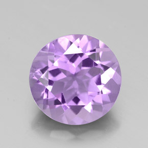 2,35 ctw natürlicher violetter Amethyst, Rundschliff, VVS