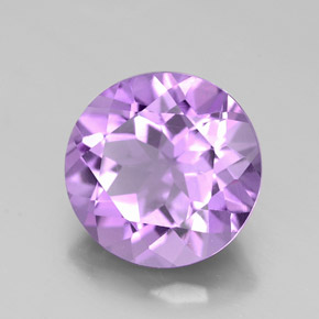 2,35 ctw natürlicher violetter Amethyst, Rundschliff, VVS