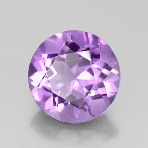 2,60 ctw natürlicher violetter Amethyst, Rundschliff, VVS