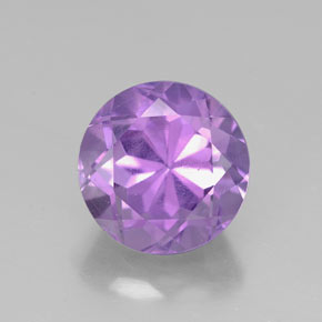 2,94 ctw natürlicher violetter Amethyst, Rundschliff, VVS
