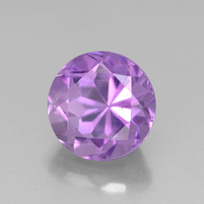 2,94 ctw natürlicher violetter Amethyst, Rundschliff, VVS