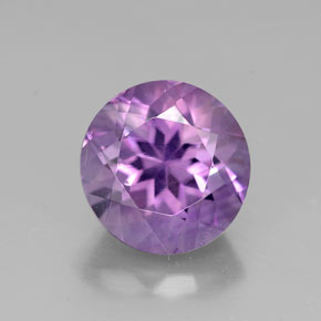 2,75 ctw natürlicher violetter Amethyst, Rundschliff, VVS