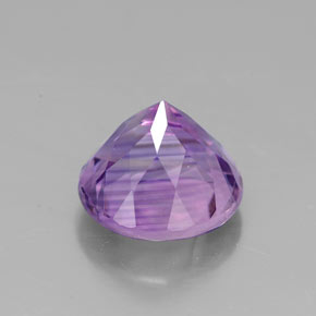 2,75 ctw natürlicher violetter Amethyst, Rundschliff, VVS