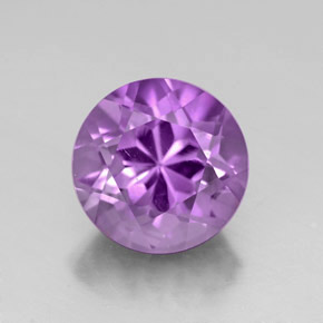 2,85 ctw natürlicher violetter Amethyst, Rundschliff, VVS-VS