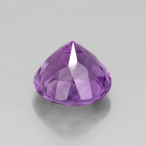 2,85 ctw natürlicher violetter Amethyst, Rundschliff, VVS-VS