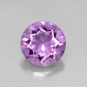 2,56 ctw natürlicher violetter Amethyst, Rundschliff, VVS-VS
