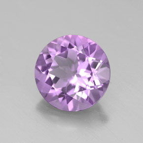 2,40 ctw natürlicher violetter Amethyst, Rundschliff, VVS
