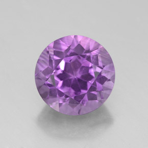 3,05 ctw natürlicher violetter Amethyst, Rundschliff, VVS