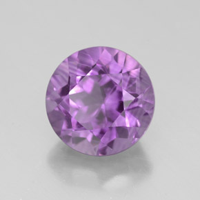 3,05 ctw natürlicher violetter Amethyst, Rundschliff, VVS