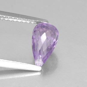 1,45 ctw natürlicher violetter Amethyst, Briolette, VVS-VS
