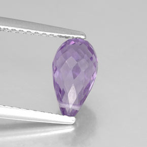 1,37 ctw natürlicher violetter Amethyst, Briolette, VVS