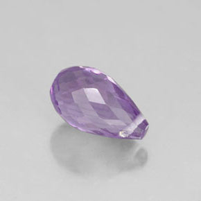 1,37 ctw natürlicher violetter Amethyst, Briolette, VVS