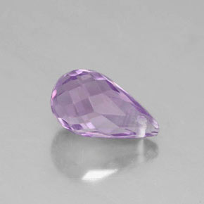 1,41 ctw natürlicher violetter Amethyst, Briolette, VVS-VS