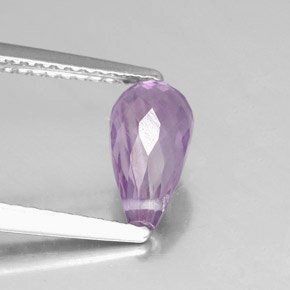 1,28 ctw natürlicher violetter Amethyst, Briolette, VVS