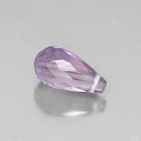 1,28 ctw natürlicher violetter Amethyst, Briolette, VVS