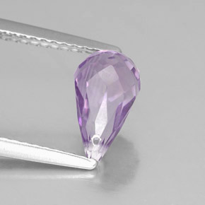 1,41 ctw natürlicher violetter Amethyst, Briolette, VVS-VS