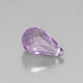 1,41 ctw natürlicher violetter Amethyst, Briolette, VVS-VS