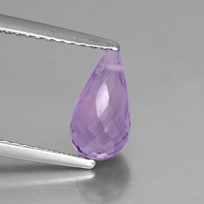 1,32 ctw natürlicher violetter Amethyst, Briolette, VS