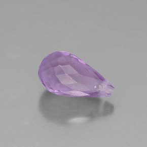1,32 ctw natürlicher violetter Amethyst, Briolette, VS