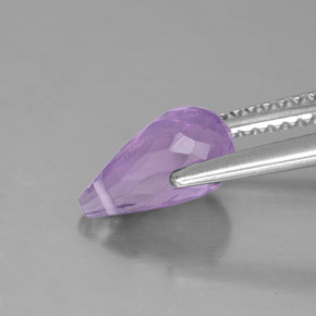 1,32 ctw natürlicher violetter Amethyst, Briolette, VS