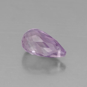 1,42 ctw natürlicher violetter Amethyst, Briolette, VVS-VS