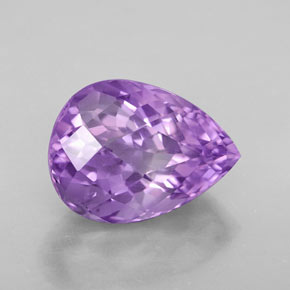 9,17 ctw natürlicher Violet Amethyst, Birnenform, VVS-VS