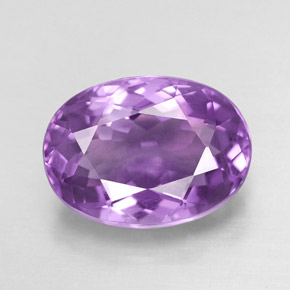 5,99 ctw natürlicher violetter Amethyst, Oval Schliff, VVS