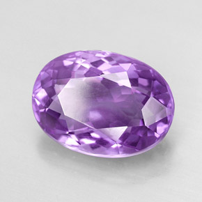 5,99 ctw natürlicher violetter Amethyst, Oval Schliff, VVS