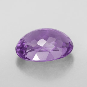 5,99 ctw natürlicher violetter Amethyst, Oval Schliff, VVS