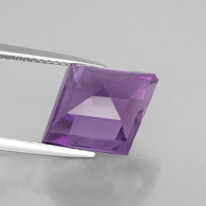 6,47 ctw natürlicher violetter Amethyst, Fantasieschliff, VVS