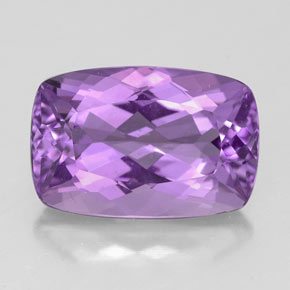 4,93 ctw natürlicher violetter Amethyst, Kissenschliff, VVS