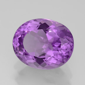 4,36 ctw natürlicher violetter Amethyst, Oval Schliff, VS-SI