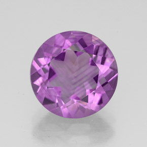 3,25 ctw natürlicher violetter Amethyst, Rundschliff, VS