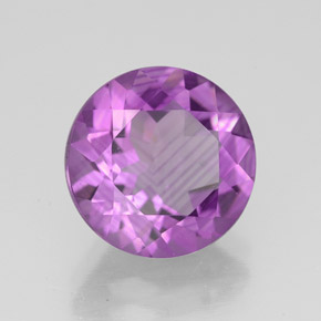 3,25 ctw natürlicher violetter Amethyst, Rundschliff, VS