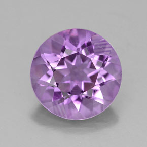 2,75 ctw natürlicher violetter Amethyst, Rundschliff, VVS-VS