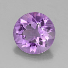 2,75 ctw natürlicher violetter Amethyst, Rundschliff, VVS-VS