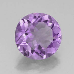 3,00 ctw natürlicher violetter Amethyst, Rundschliff, VS